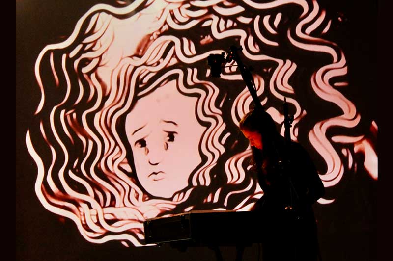 O homem do fogo - sand art animation -AGIF