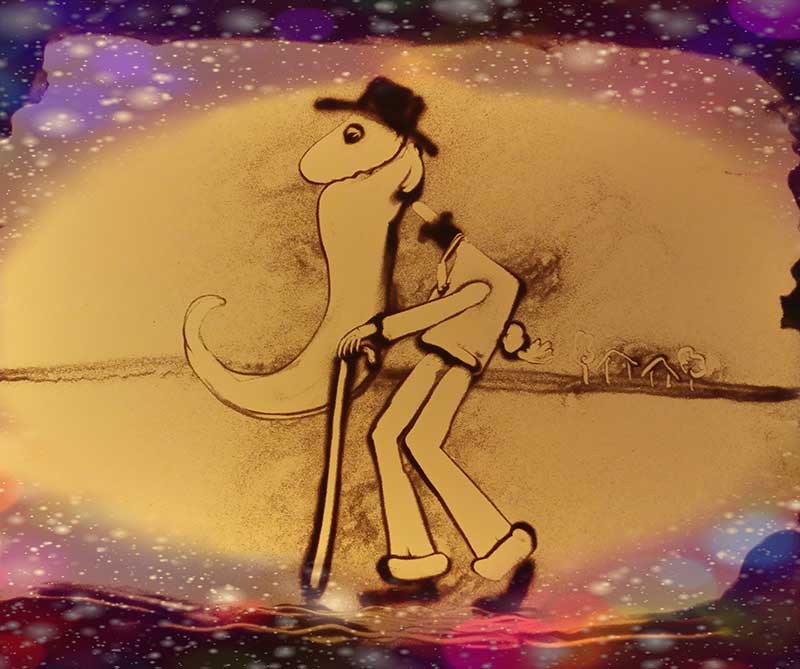 Ultimo Inverno - sand art animation - animação de areia