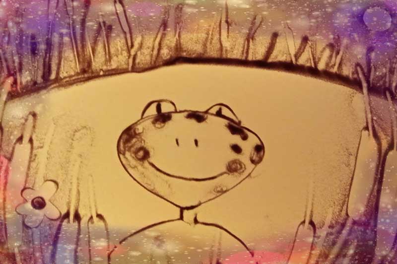 As fábulas de Fedro - Sapo -Sand art animation